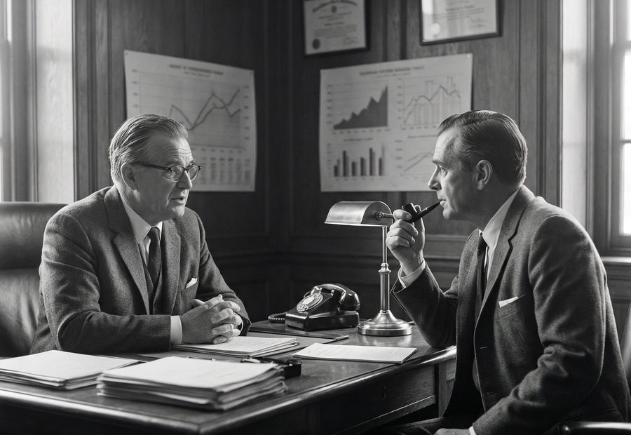 A speaker commanding a room